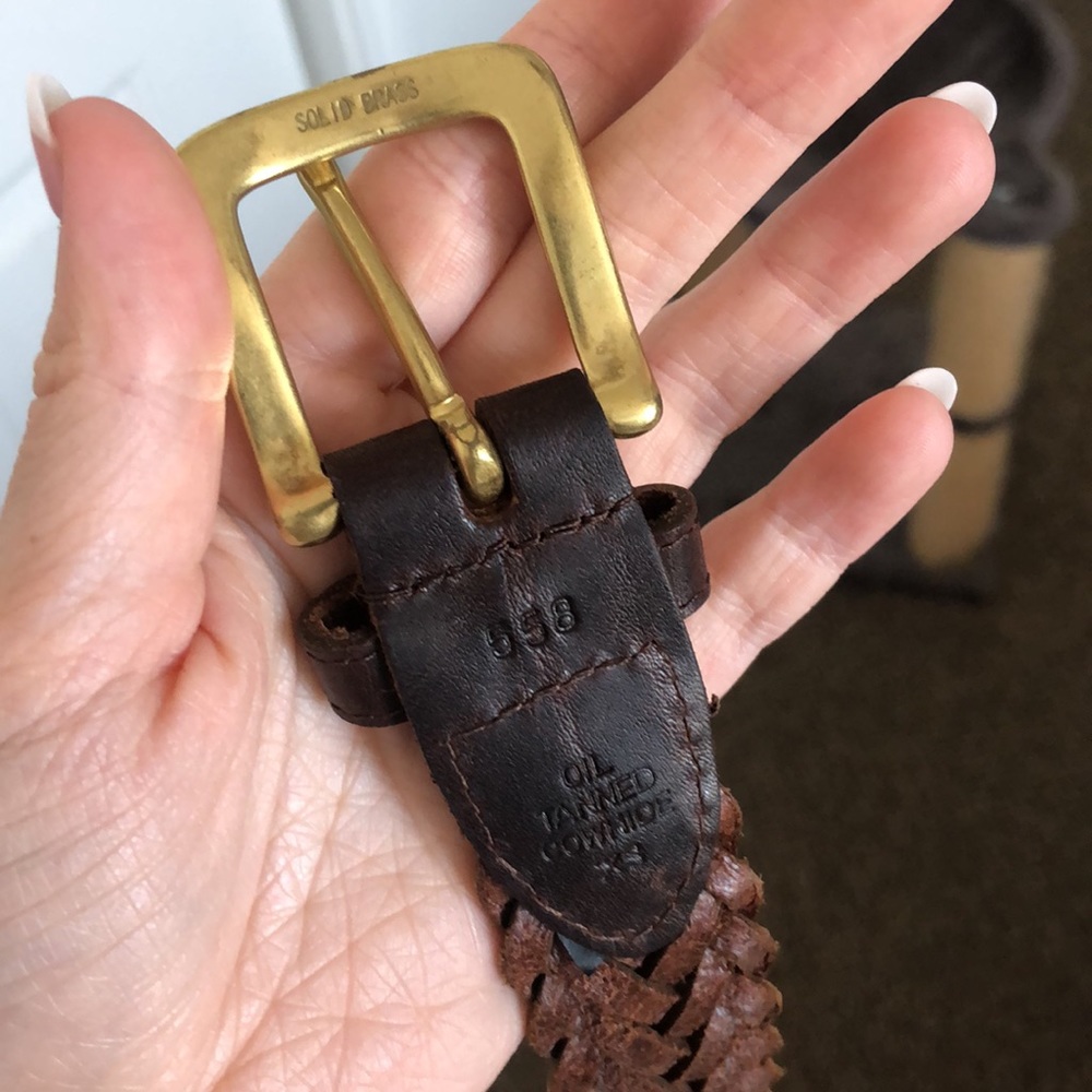 27 Inch Tanned Cowhide Belt!